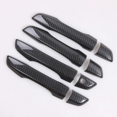 Suitable for 2016 New Tenth Generation Civic Outer Handle Smart Version Door Handle Body Modification Carbon Fiber Pattern (Other Car Modifications)