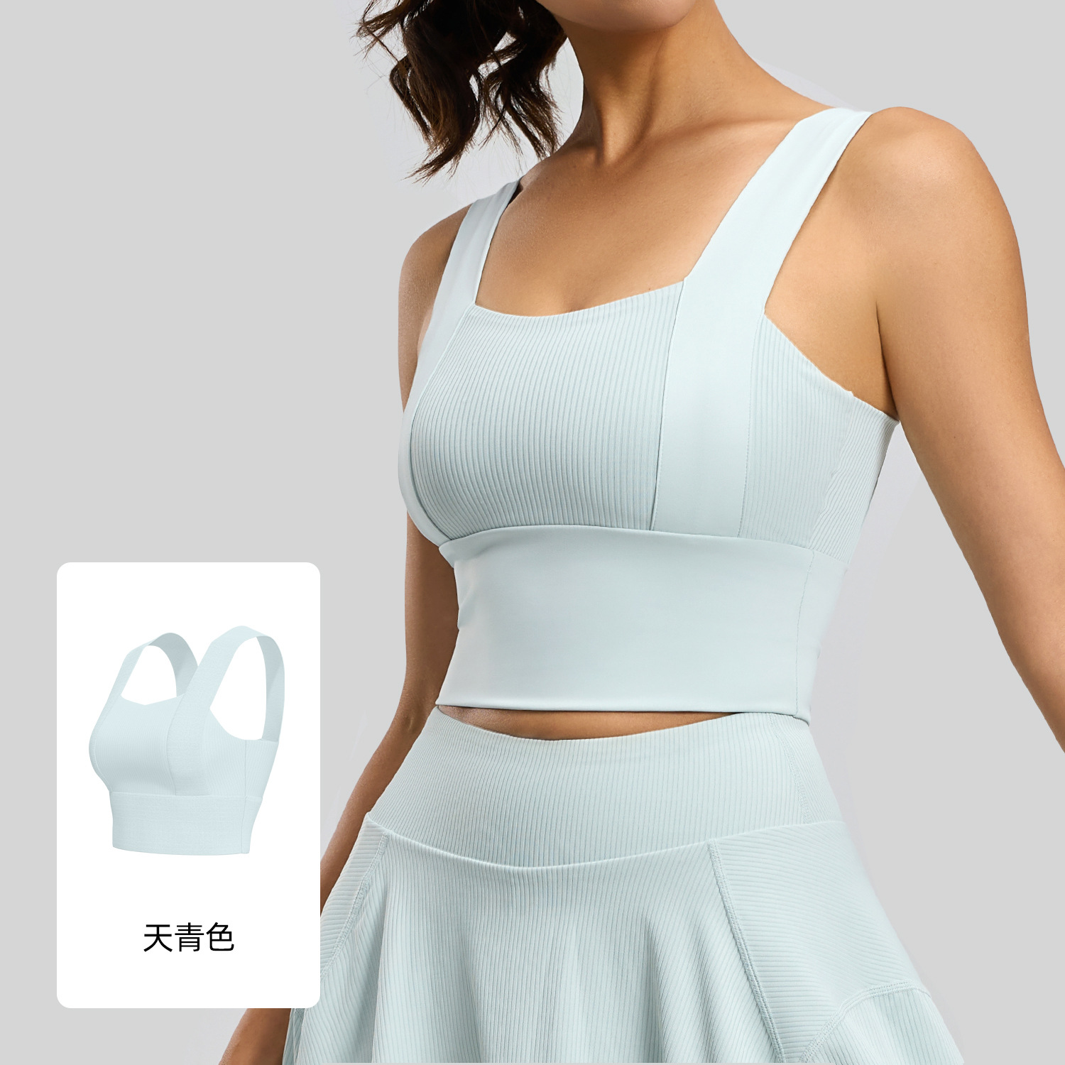 Nuevo sujetador deportivo transfronterizo de Juyitang con un hermoso diseño en la espalda, a prueba de golpes, con efecto push-up, moldeador, con almohadillas fijas, sujetador deportivo para mujer.