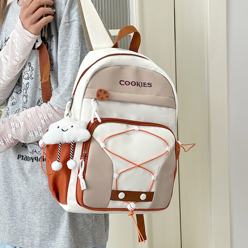 Mochila escolar japonesa nueva mochila de viaje de gran capacidad para estudiantes de secundaria