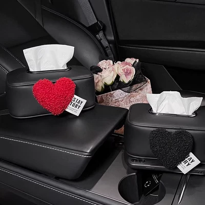 High-End Car Dashboard Organizer, Car tissue box/set