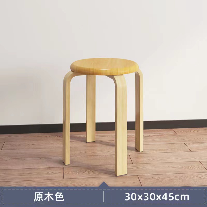 [굵은 나무 다리-테이블 높이에 적합] 로그 색상 1