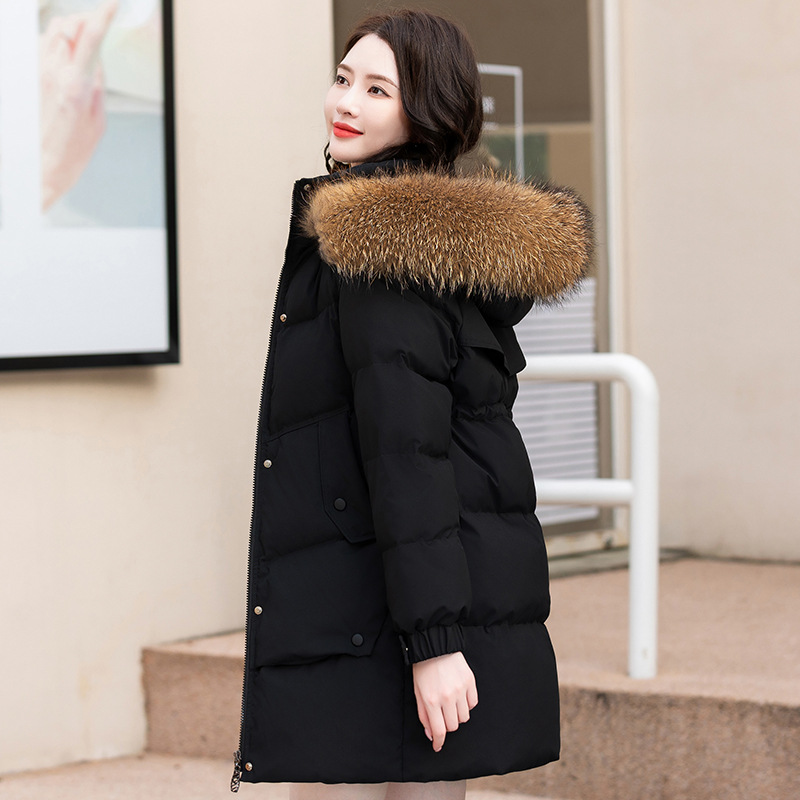 블랙((너구리털 칼라)