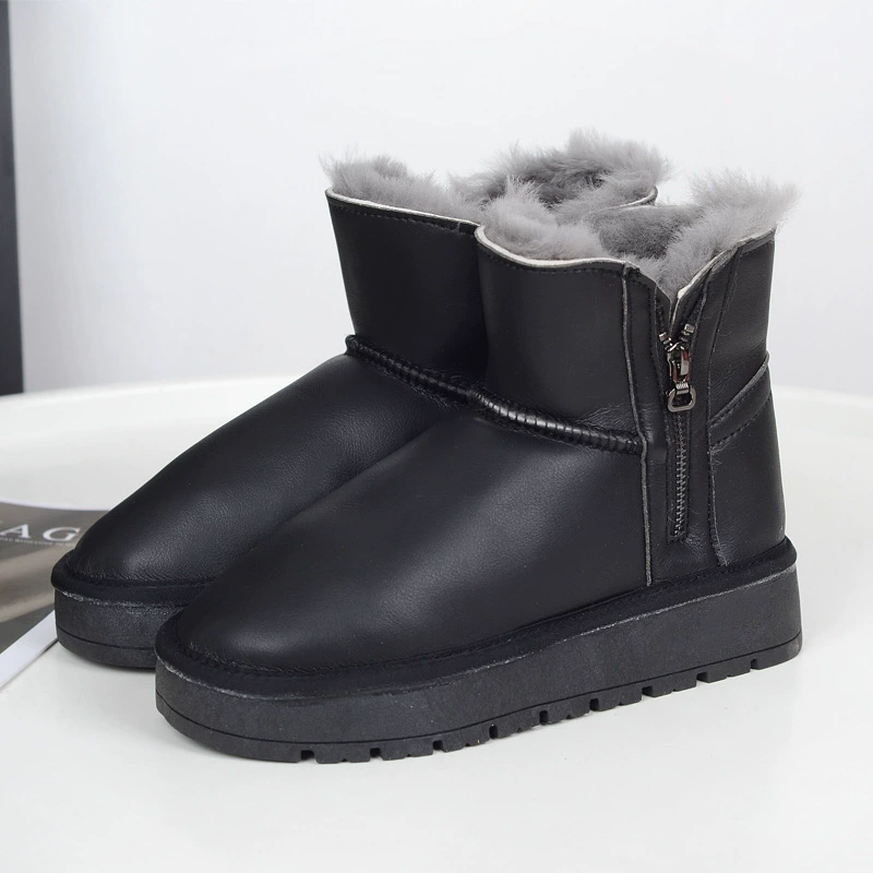 Снежные сапоги зимние женские противоскользящие теплые сапоги