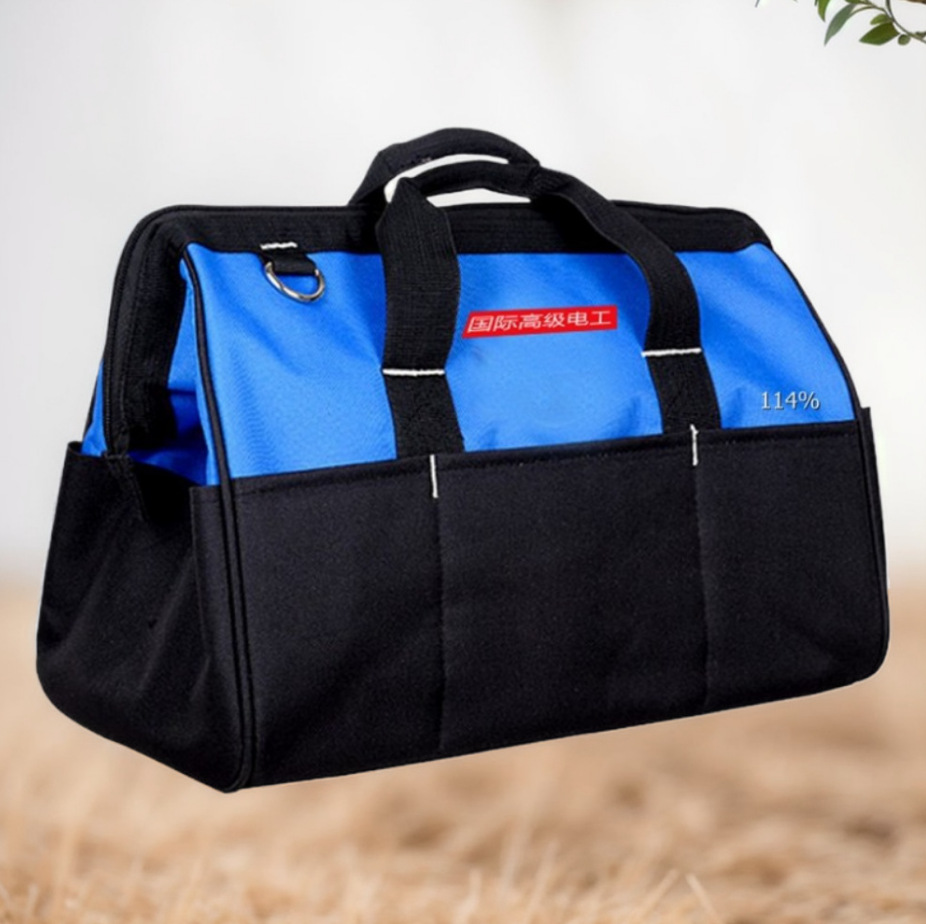 订 做涤纶加厚手提多功能工具包 肩挎大中小号国际电工维修工具箱