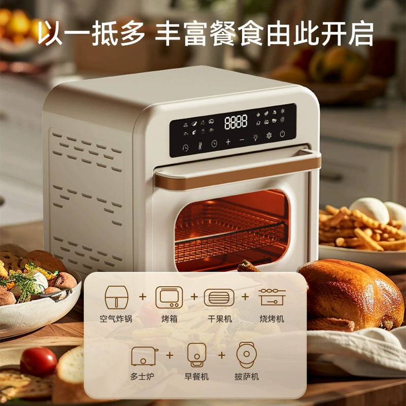 Новый воздушно-жарочный духовкой 15L фри французская картошка умная жарочнаяPan - просмотр выпечка многофункциональная электрическая духовка кросс-борт