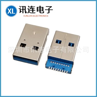 USB3.0AM���^9P����SMT�B����L18.8�����{�z���USB3.0�B����SMT