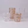冰川纹杯子树皮岩石纹玻璃杯锤纹水杯家用茶杯饮料威士忌杯批发