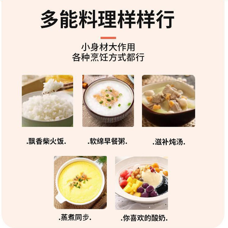 金正电饭煲家用多功能小型全自动蒸煮一体宿舍智能迷你不粘电饭锅|undefined
