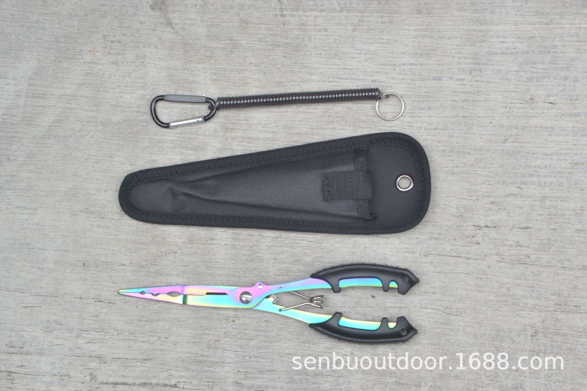 420 de acero inoxidable multiusos Luya alicates gancho de pesca línea de pesca clip PE línea de pesca tijeras alicates de pesca al aire libre