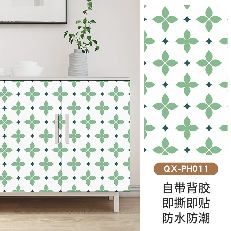 Fresh self-adhesive waterproof sticker, wallpapers