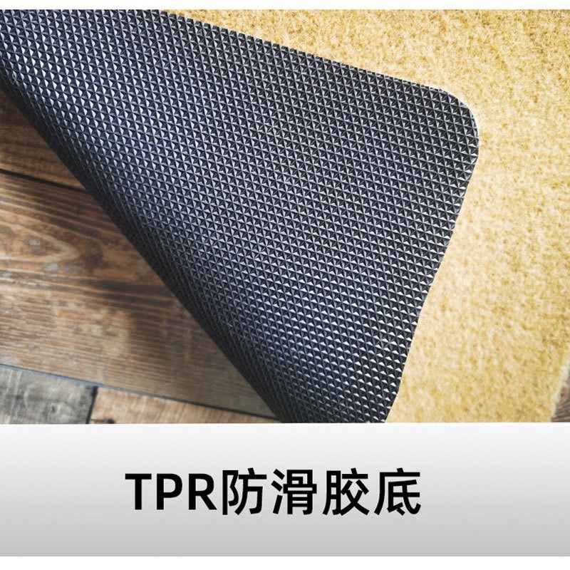 半円模造ココナッツパームフロアマット、クロスボーダー玄関マット、カラフルなココナッツパームドアマット、屋外土擦り滑り止めフットマット卸売|undefined