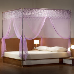 New household bedroom mosquito net 1.5 meters 1.8x 2 meters spread on children's fall-proof shading all-bottom student room