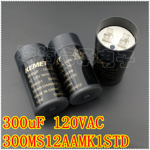 300uF 120VAC KEMET sC  300MS12AAMK1STD