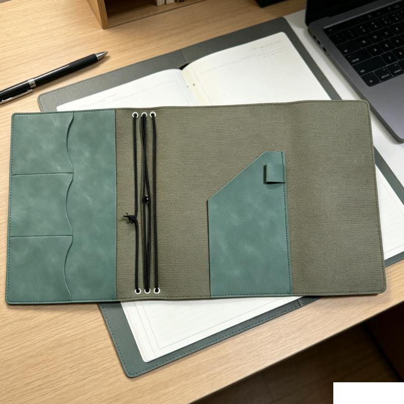 In-Stock Pu Vintage Crazy Horse Leather Detachable Book Cover Portable Diary Protective Cover Notebook Cover Leather Case