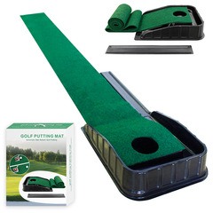 Golf Putting Mat Practice Pad Golf Automatic Ball Return Putting Mat Golf Indoor Putting Practice