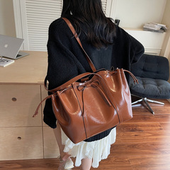 大容量包包女2025新款休闲百搭单肩通勤托特包多功能简约双肩背包