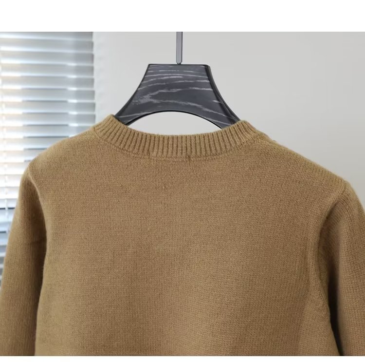 Men's Round Neck Sweater Casual Versatile Knit Pullover British_voghion.com