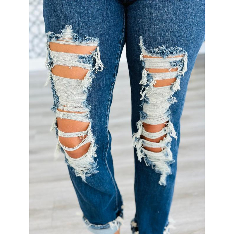 2026 Autumn and Winter Cross-Border Foreign Trade New Perfect Straight-Leg Jeans Regular Fit