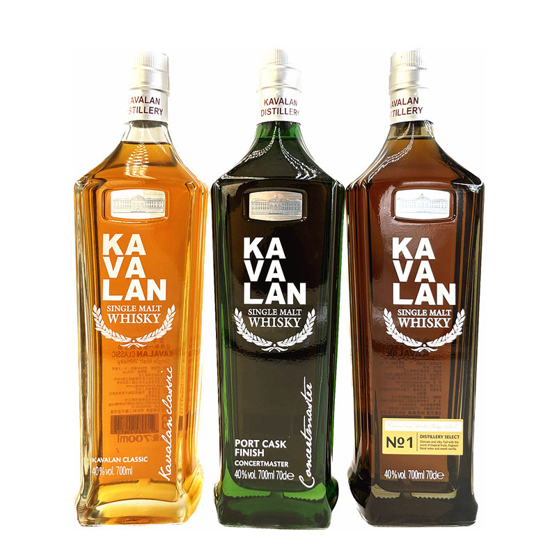 台湾进口洋酒 KAVALAN噶玛兰珍选雪莉桶经典单一麦芽威士忌700ml