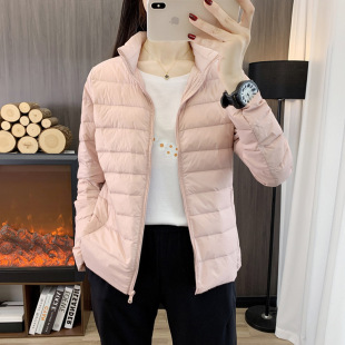 Autumn and Winter New Women's Lightweight down Jacket Waterproof Warm Windproof Outdoor Sports Casual Plus-Size Top Coat Trendy