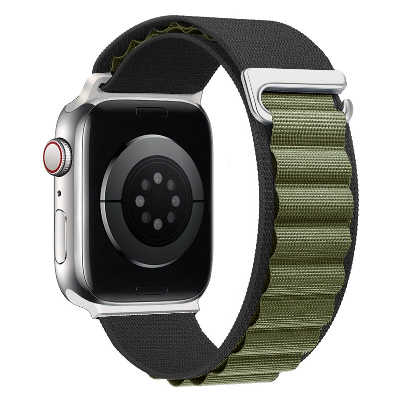 Apple, нейлоновый ремешок для часов, "Mountain cloud" чай, 49 мм