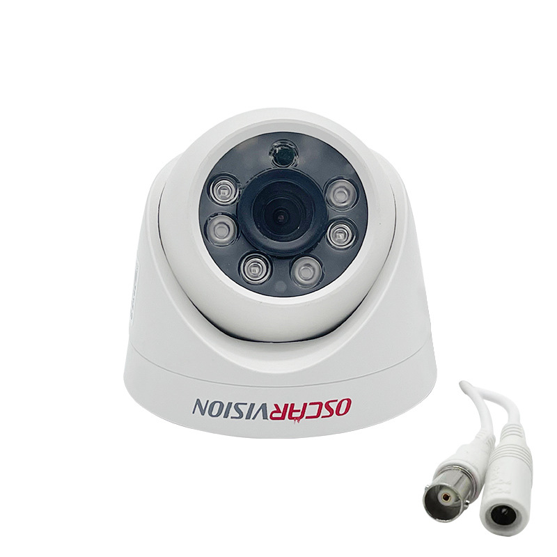 AHD Coaxial CCTV Camera for Home Use, Indoor Infrared Night Vision, High Definition, Compatible with Hikvision and Dahua DVRs