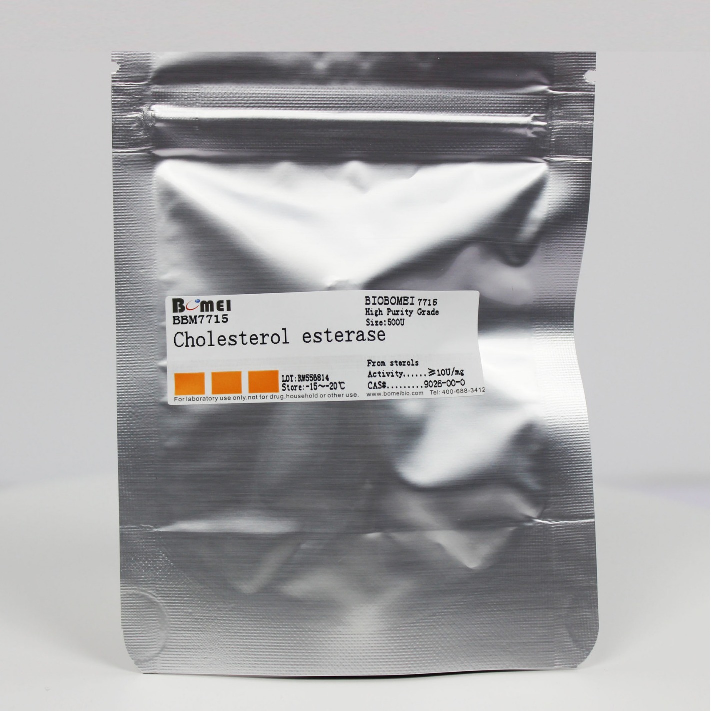 胆淄醇酯酶/胆固醇酯酶≥10U/mg  科研实验试剂CAS:9026-00-0