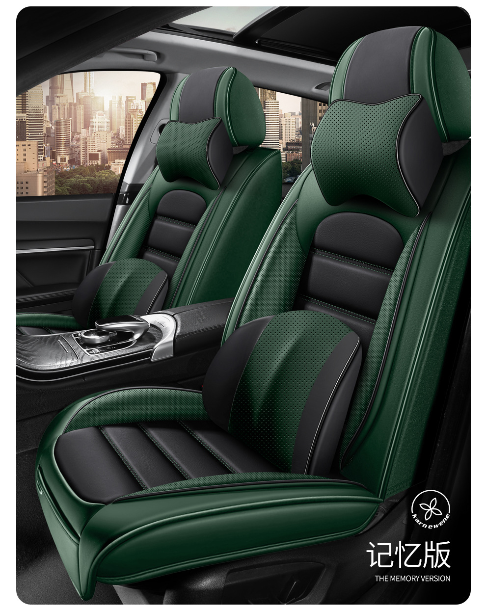 Full-Coverage Car Seat Cushion Cover, Nappa Leather Seat Cover, All-Season Universal Seat Cover, Amazon Source Factory