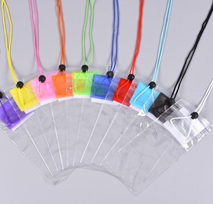Transparent mobile phone bag water splashing festival drifting mobile phone waterproof bag lanyard mobile phone waterproof bag