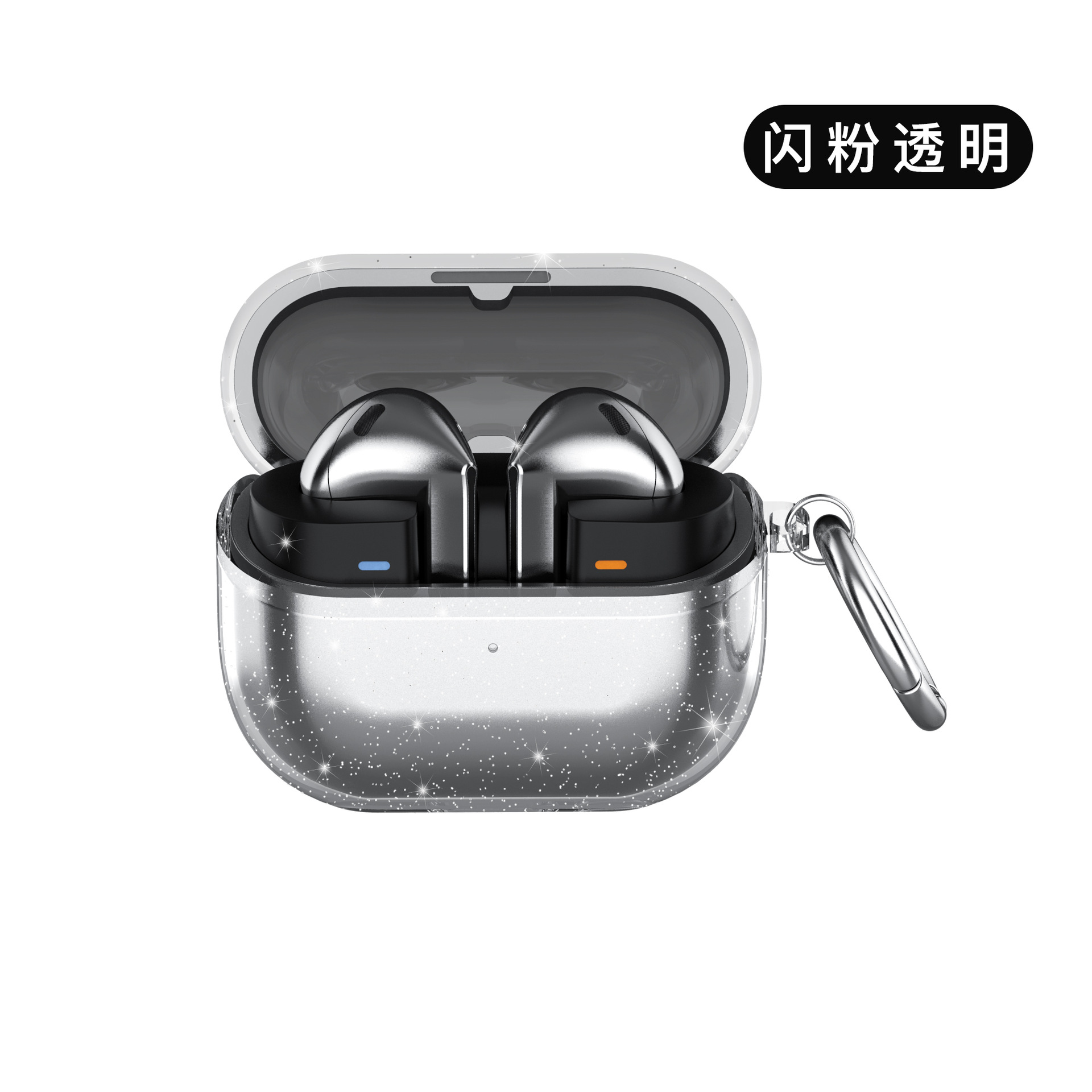 La funda protectora para Samsung Galaxy buds3 pro es adecuada para fundas para auriculares Buds3 FE/Buds2/live de alta transparencia.