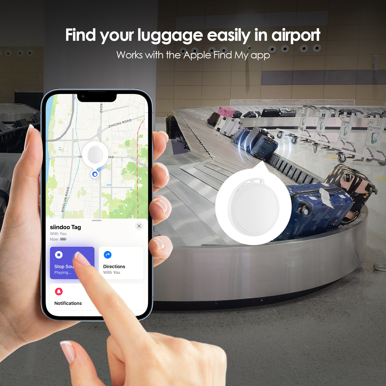 Smart GPS Tracker for Pets, Children and Keys