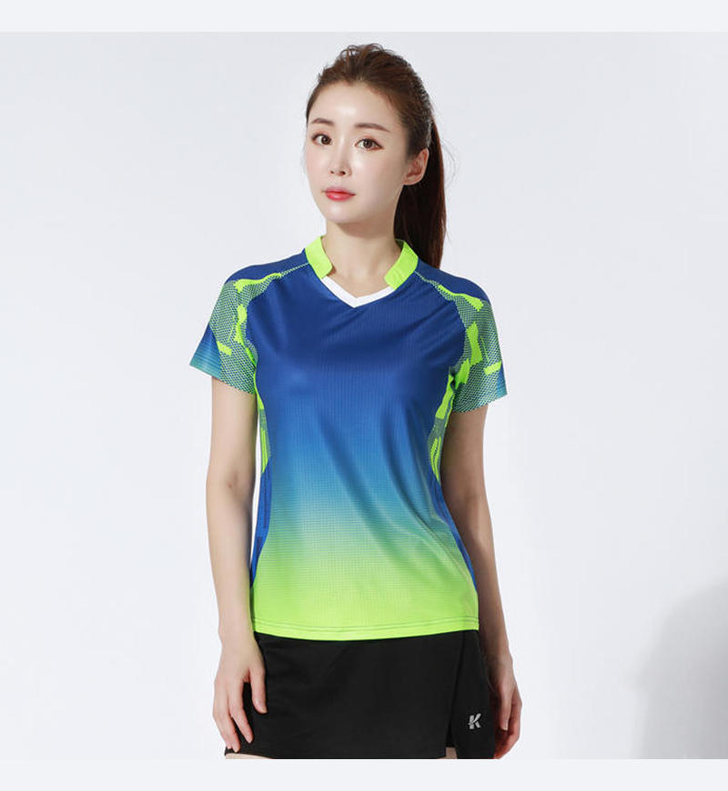 2022 juego de bádminton hombre ping-pong ropa de entrenamiento de voleibol de verano secado rápido uniforme de equipo de tenis femenino antiadherente