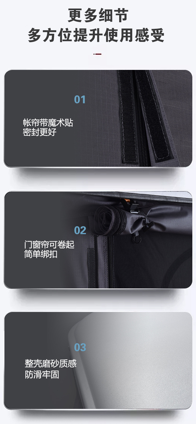 Car roof tent, outdoor hard-top, factory direct, foldable, suitable for camping, self-driving tours, ABS camping tent