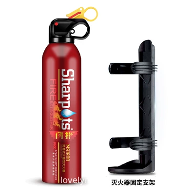 Fire Equipment, Vehicle fire extinguisher - flash-13b-red-600ml-fixed-bracket