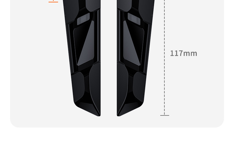 High-End Car Anti-Collision Strips to Remove Static Electricity, Anti-Scratch and Anti-Collision Body Door Protection Strips, Car Rearview Mirror Anti-Collision Stickers
