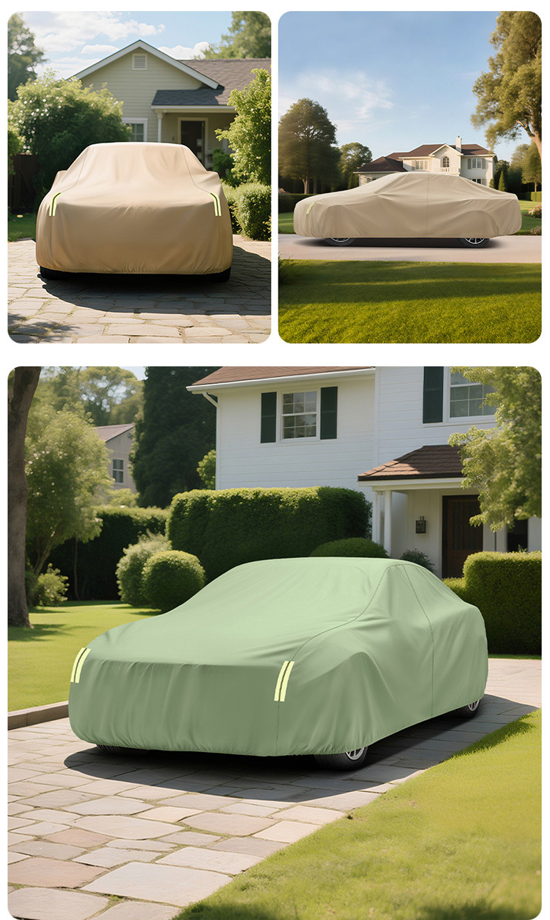 Car Cover, Full-Coverage, Dust-Proof, Sun-Proof, Rain-Proof, Heat-Insulating, Scratch-Resistant, Suitable for All Seasons, Frost-Proof and Snow-Proof Car Cover