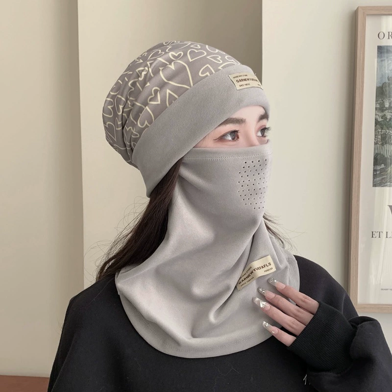 Осенне-зимняя теплая шапка для бассейна, защита ушей, шапка в Корейском стиле, женская уличная шапка, верховая езда, комплексная защита от холода, пылезащитная мужская маска, прилив