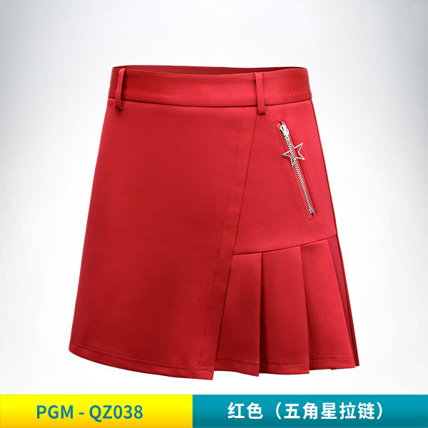 Váy golf nữ xếp ly ngắn mùa hè — QZ038 Màu Đỏ, QZ038 màu xanh lam, QZ038 màu trắng, QZ038 màu xanh hải quân