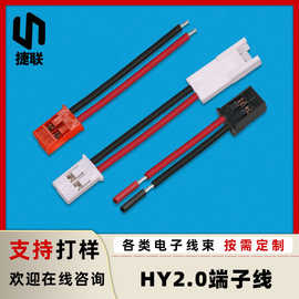 HY2.0端子线电机驱动板PCB端子线智能门锁连接线PHS2.0带扣对接线