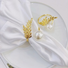 新しい稲のナプキンリングは豊作です。