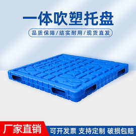 双面吹塑一体塑料托盘仓库叉车防潮垫板加厚塑胶卡板物流厂家货架