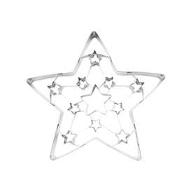 创意五角星饼干模大号不锈钢饼干水果切 儿童趣味烘焙工具