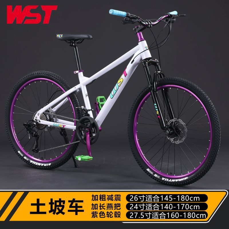 Bicicleta de montaña puede hacer movimiento profesional bicicletas de doble cilindro de cambio de velocidad para hombres y mujeres adultos bicicletas de paso para carreras de cross country