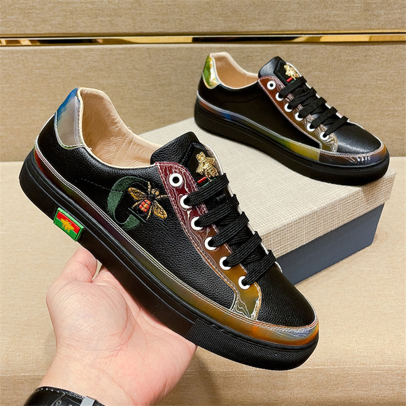 Fucci Men's Shoes High Version Embroidered Casual Shoes High Quality Genuine Leather Sneakers Fucci Little Bee Women's Shoes Fucci Men's Shoes High Version Embroidered Casual Shoes High Quality Genuine Leather Sneakers Fucci Little Bee Women's Shoes