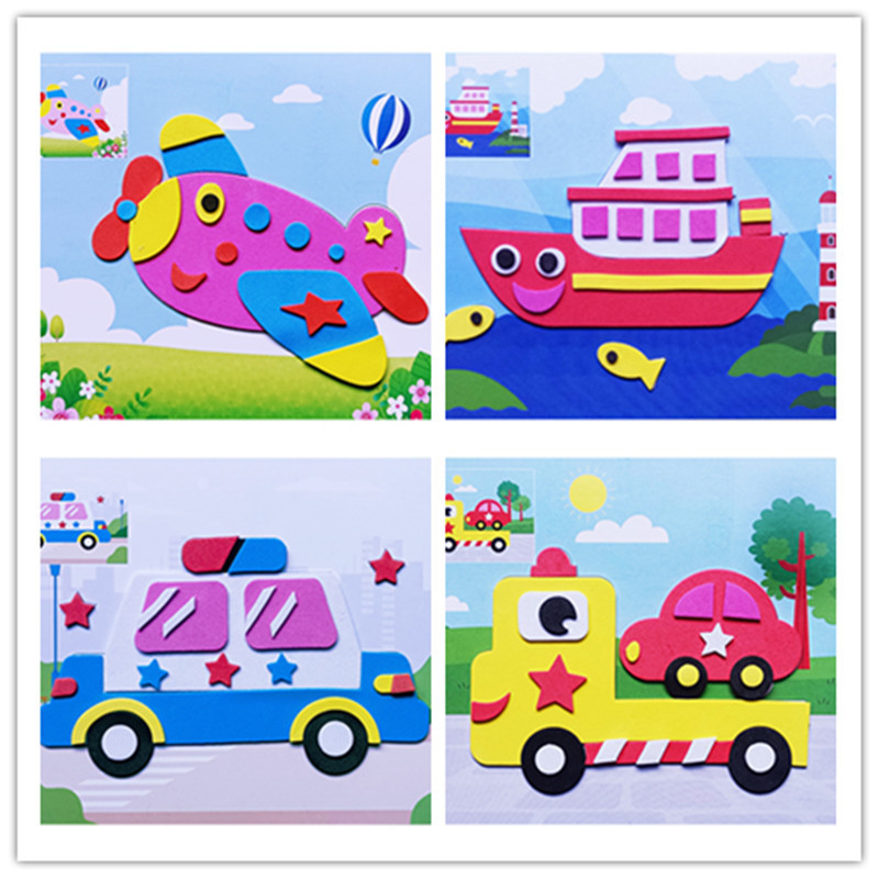 F小卡可涂色贴画