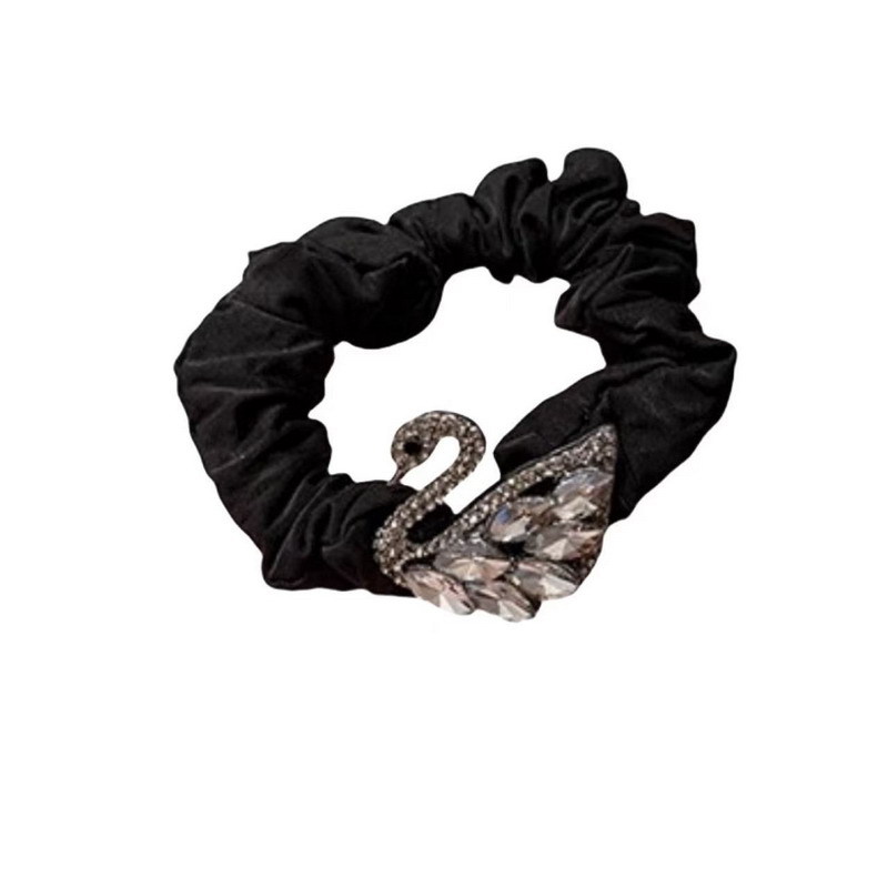 Elastico per capelli con fiocco in strass cristalli eleganti_voghion.com