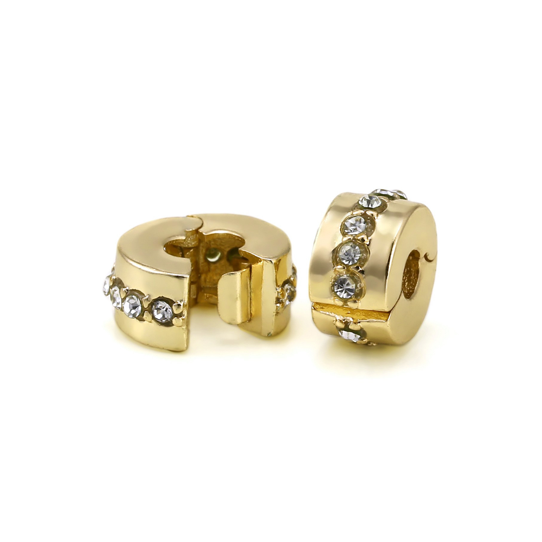 シルバー亜鉛合金Cilpバックルは、ブランドのオリジナルブレスレットに適しています。