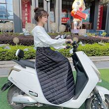 新款挡风半身裙冬季保暖电瓶车挡风被防寒护腿加绒加厚防水围裙