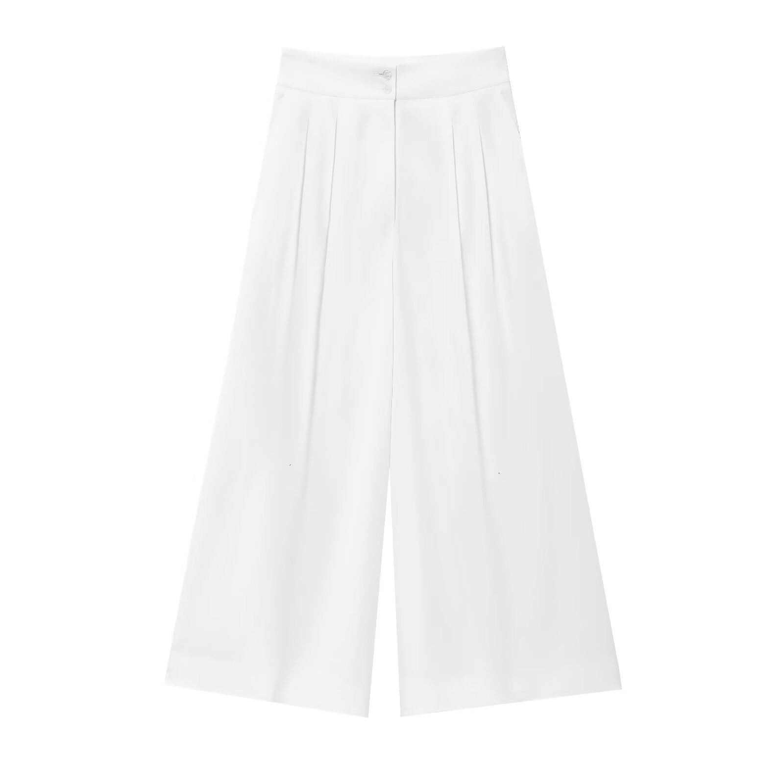 Cross-border Foreign Trade Women's Clothing 2025 Summer European And American Style V-neck Tie Top + Pleated Pants Set_ecoleips.com
