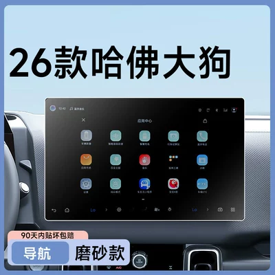 of Great Wall Haval Big Dog screen: Car paint protective film - 26-models-of-large-dog-navigation-matte-anti-fingerprint-anti-glare-flexible-tempered-glass-screen-protector-other